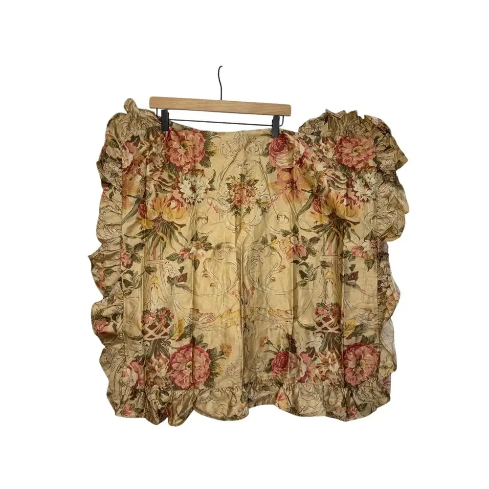 Ralph Lauren One EuropeanSham Guinevere Aragon Medieval Collection‎ Pillow 26x26